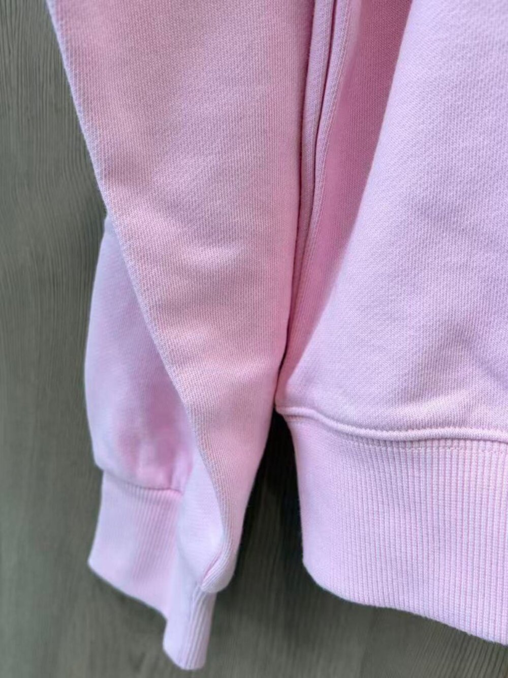 PARKE Pink Polka-Dot Letter Mock Neck Sweatshirt - Picture 5 of 7